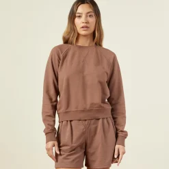 MONROW 90's Classic Raglan DUSTYCOCOA Flash Sale